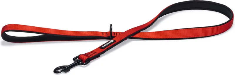 Parinca Premium - Hondenriem - Nylon - Red - 120 cm x 20 mm de Beeztees en Rouge – photo produit