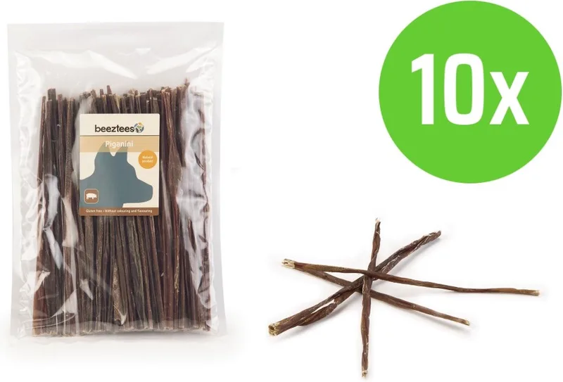 Piganini - hondensnack - 200 gram - 10 verpakkingen by Beeztees – product photo