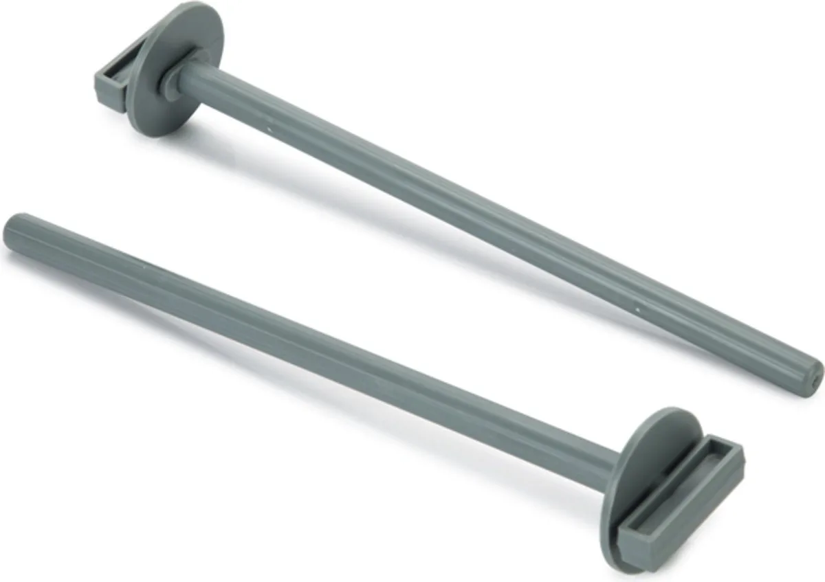 Plastiksitzstange mit Halter 22 cm - Grau von Beeztees – Produktfoto