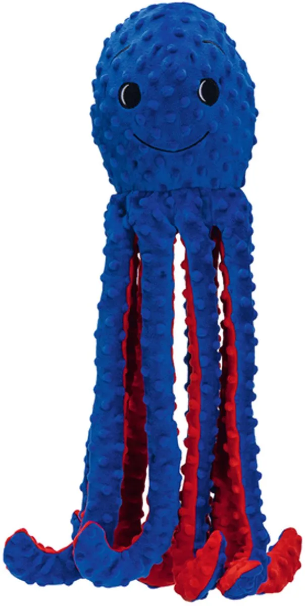 Pluche Hondenspeeltje Octopus Amy 56 x 16 x 14,5 cm - Hond by Beeztees in Blue – product photo