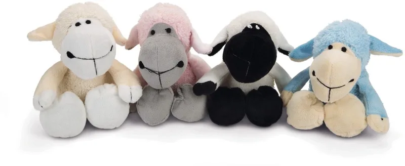 Pluche hondenspeeltje schaapjes met piep kleur assorti de Beeztees en Geen kleurkeuze mogelijk – photo produit