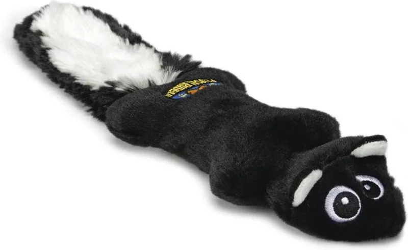 pluche, rubber hondenspeeltje Jispel. 30 cm. by Beeztees in Black – product photo