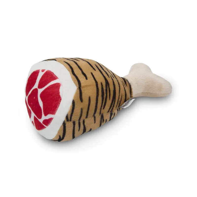 Plush Drumstick Tiger Large Hondenspeeltje by Beeztees – product photo