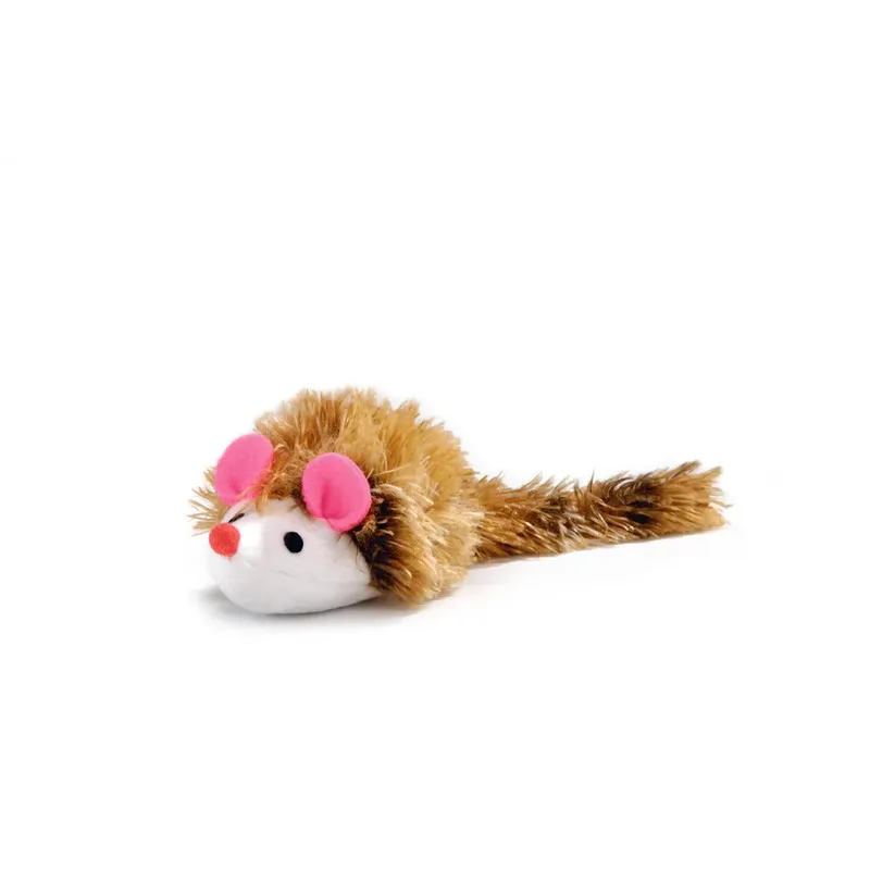 Plush Long Hair Mouse Katten Speelgoed by Beeztees – product photo