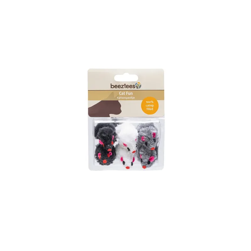 Jouet Pour Chat Plush Mouse In Triangle de Beeztees – photo produit 2 sur 2