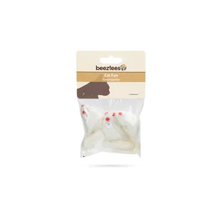 Plush Mouse White Bag Katten Speelgoed by Beeztees – product photo 2 of 2