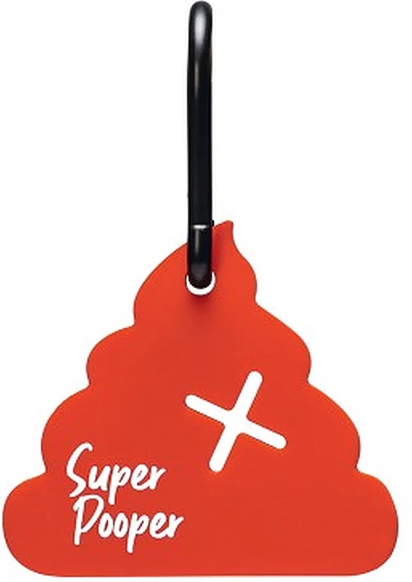 Poepzak- en afvalhouder Samy - Hond - Silicone - 8,5x7,5 cm de Beeztees en Rouge – photo produit