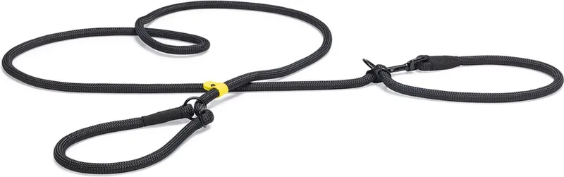 Premium Parinca - Hondenriem - Rond - Met Halsband - Nylon - 300x1,2 cm by Beeztees in Black – product photo