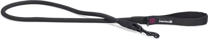 Premium Parinca - Hondenriem - Rond - Nylon - 120x1,2 cm de Beeztees en Noir – photo produit