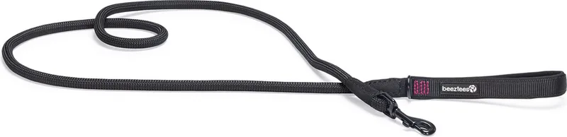 Premium Parinca - Hondenriem - Rond - Nylon - 180x1,2 cm by Beeztees in Black – product photo