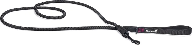 Premium Parinca - Hondenriem - Rond - Nylon - 180x1 cm by Beeztees in Black – product photo