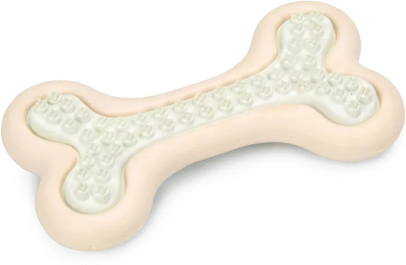 Puppy Dental Bot - Puppy Speelgoed - Puppy Kauwspeelgoed - Hondenspeelgoed - 10x5,5x2 cm by Beeztees in Pink – product photo