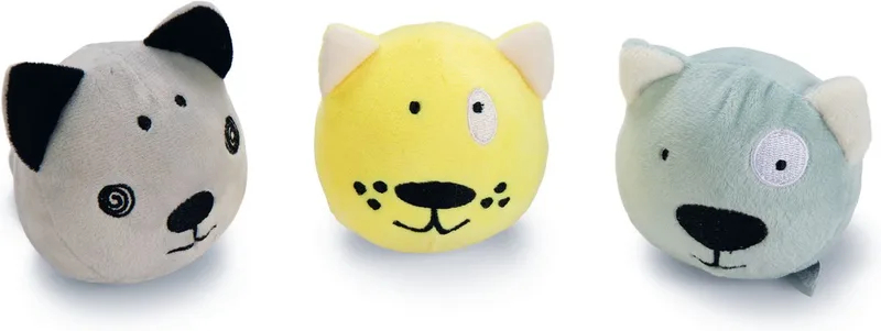 Puppy Knuffeldiertjes - Hondenspeelgoed - Pluche - Assorti - 10x8,5x7,6 cm de Beeztees en Multicolore – photo produit
