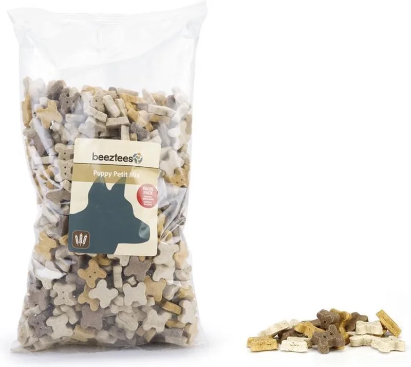Puppy Petit Mix - Hondenkoekjes - Hondensnacks - Voordeelverpakking - 1400 gram von Beeztees – Produktfoto 1 von 2