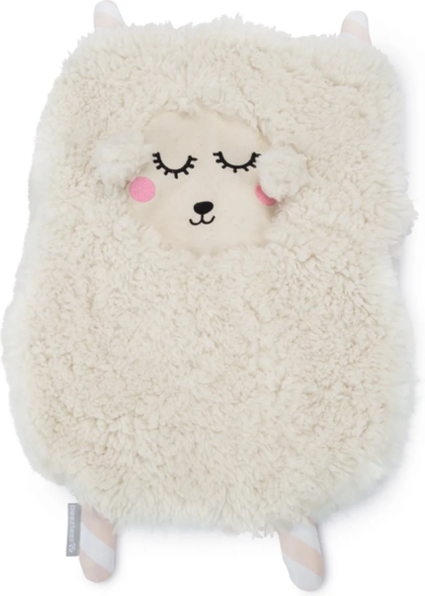 Puppy Sjiepo - Puppy Speelgoed - Puppyknuffel - Geurlap - Hondenspeelgoed - 40x22x5 cm van Beeztees in Wit – productfoto