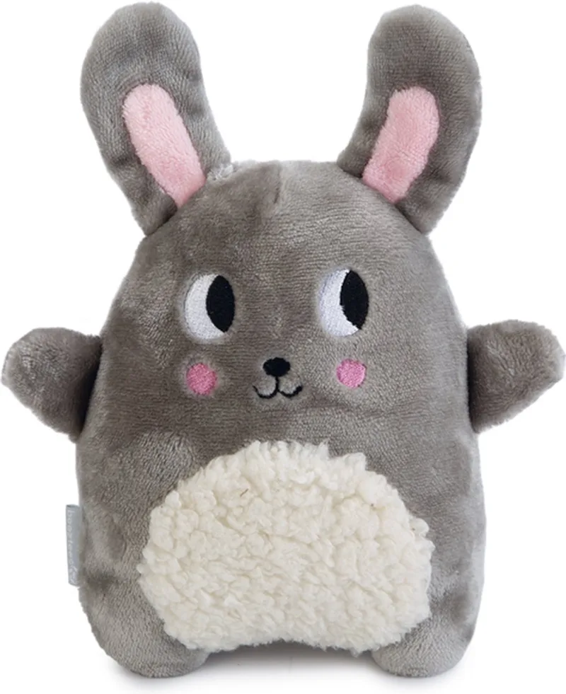 Puppy Snoet - Puppy Speelgoed - Puppyknuffel - Hondenspeelgoed - Pluche - 25x20x7,5 cm by Beeztees in Grey – product photo