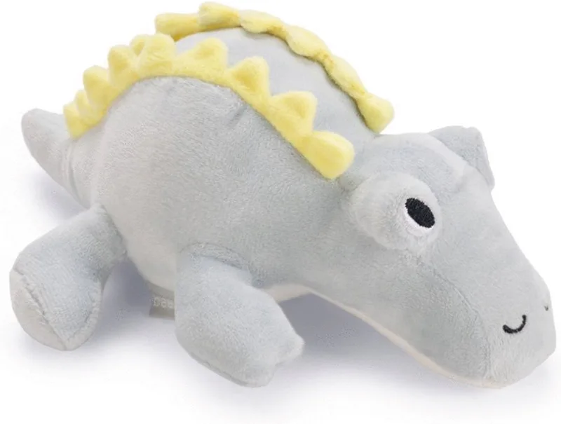 Puppy Speelgoed Dinosaurus Vince - Puppy knuffel - Honden speelgoed - Zonder pieper - Groen - 19x14,5x9 cm de Beeztees en Multicolore – photo produit