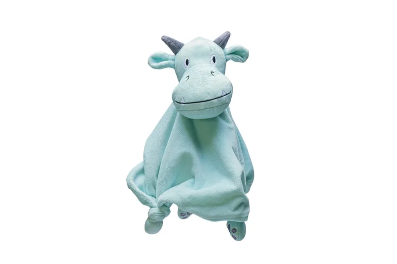 Puppy Speelgoed Knuffeldoek Draak - Puppy knuffel - Honden speelgoed - Pluche - 31,5x25x7,5 cm de Beeztees en Vert – photo produit