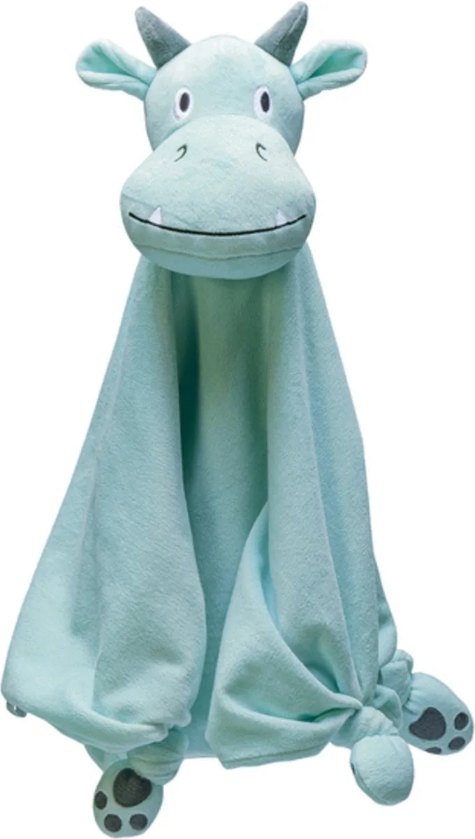 Puppy Speelgoed Knuffeldoek Draak - Puppy knuffel - Honden speelgoed - Pluche - 46x40x7,5 cm fra Beeztees i Grøn – produktbillede