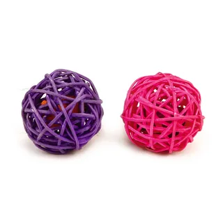Rattan Cattoy Ball+catnip Katten Speelgoed von Beeztees – Produktfoto 1 von 2