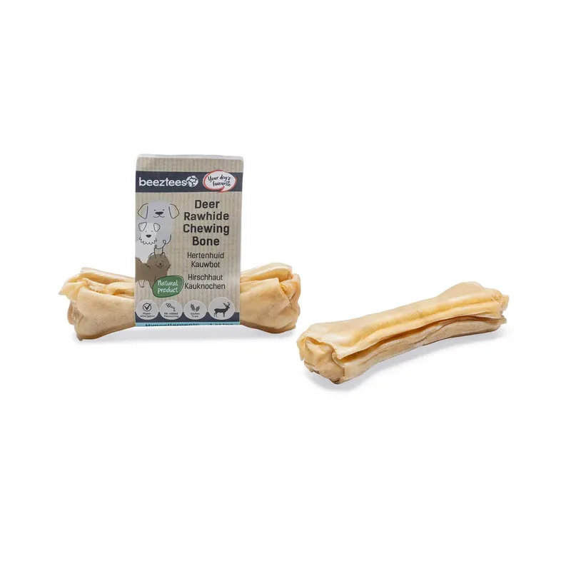Rauwhuid Kauwbot Hert Hondensnack 10cm de Beeztees – photo produit