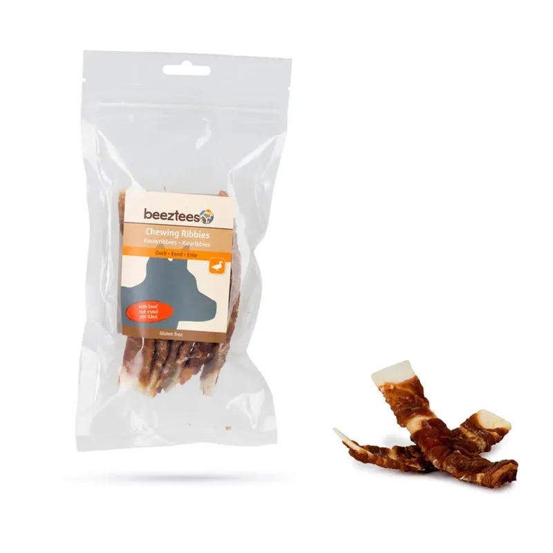 Ribbies Hondensnack Met Eend by Beeztees – product photo