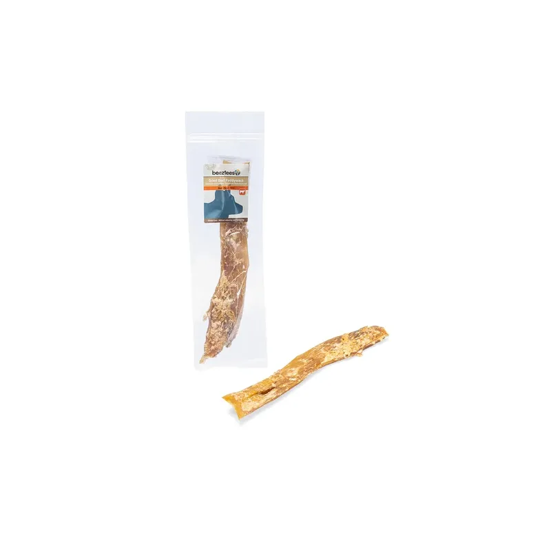 Rookworst Gedroogde Nekspier Plak Hondensnack 28cm by Beeztees – product photo