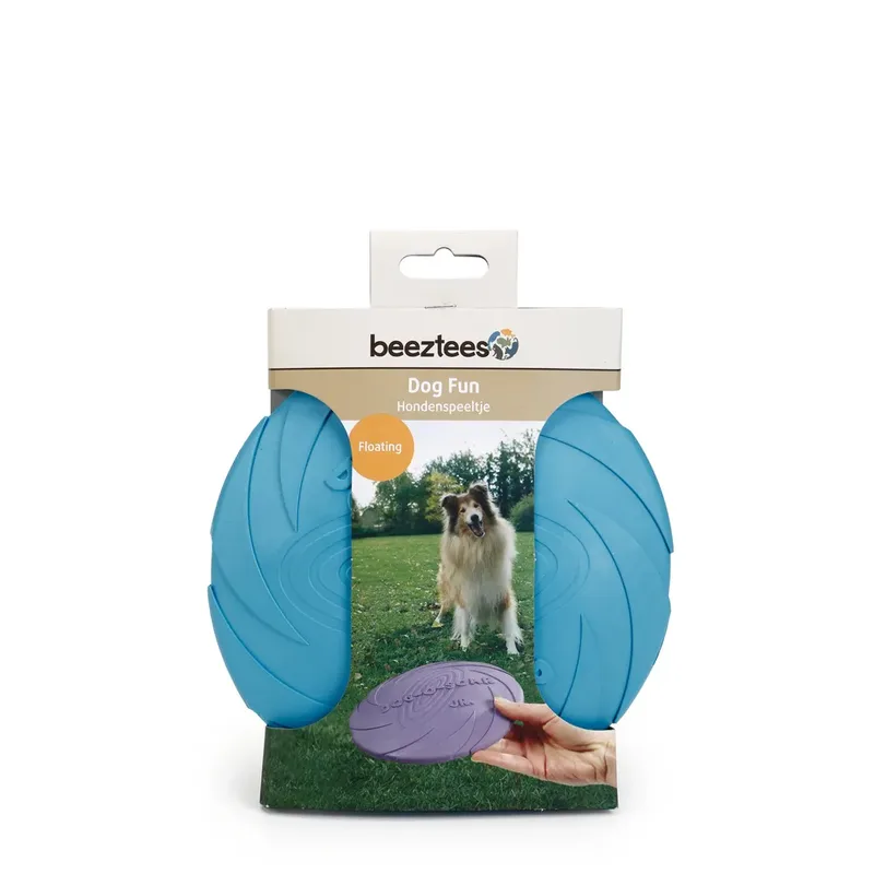 Rubber Frisbee Dog O Soar Hondenspeeltje Geassorteerd von Beeztees – Produktfoto 2 von 2