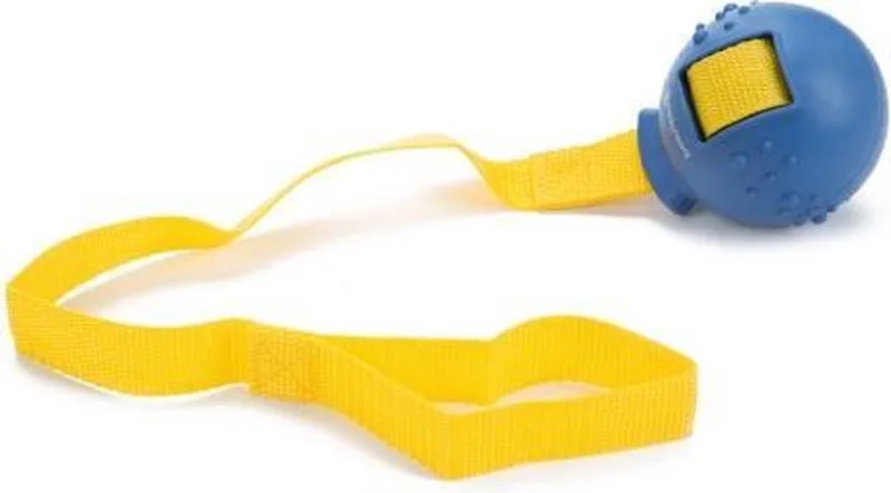 rubber hondenspeeltje slingerbal I-Fly 7,5 cm de Beeztees en Bleu – photo produit