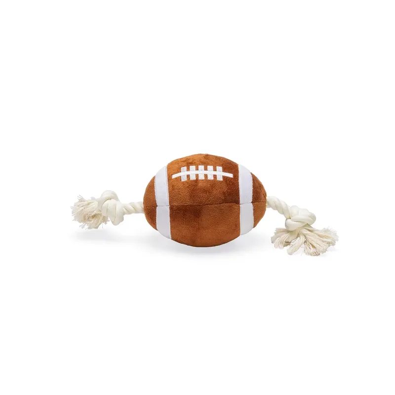 Rugby Ball Rope Hondenspeeltje von Beeztees – Produktfoto