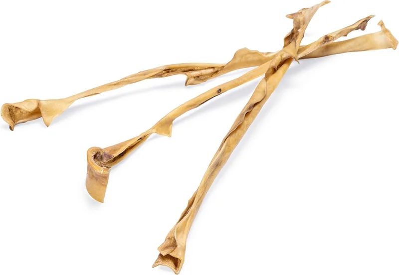 Runderkophuid 3 st. - 70-80 cm - natuurlijke - Hondensnacks - Kauwsnacks - Hond de Beeztees – photo produit