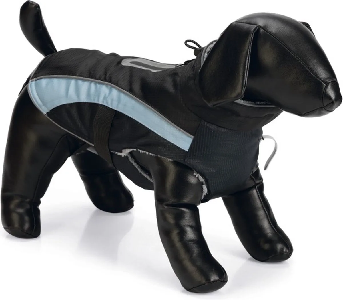 Manteau Pour Chien Saby de Beeztees en Noir, Bleu – photo produit