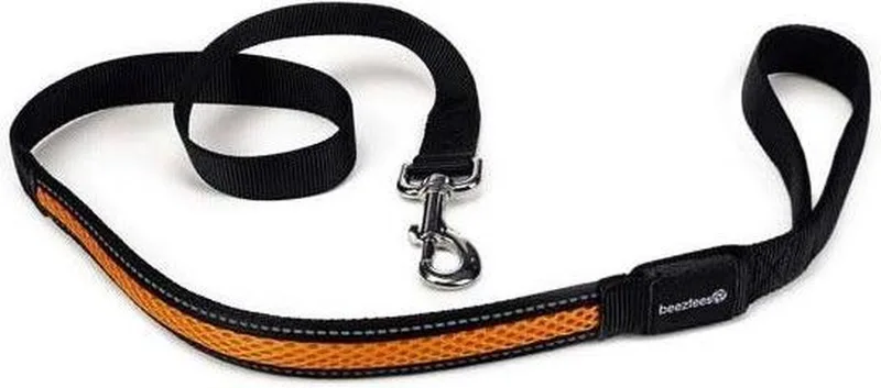 Safety Gear Looplijn Rufo Met USB de Beeztees en Noir, Orange – photo produit