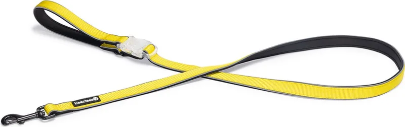 Safety Gear Parinca Premium - Hondenriem - Nylon - 150x2,5 cm by Beeztees in Yellow – product photo