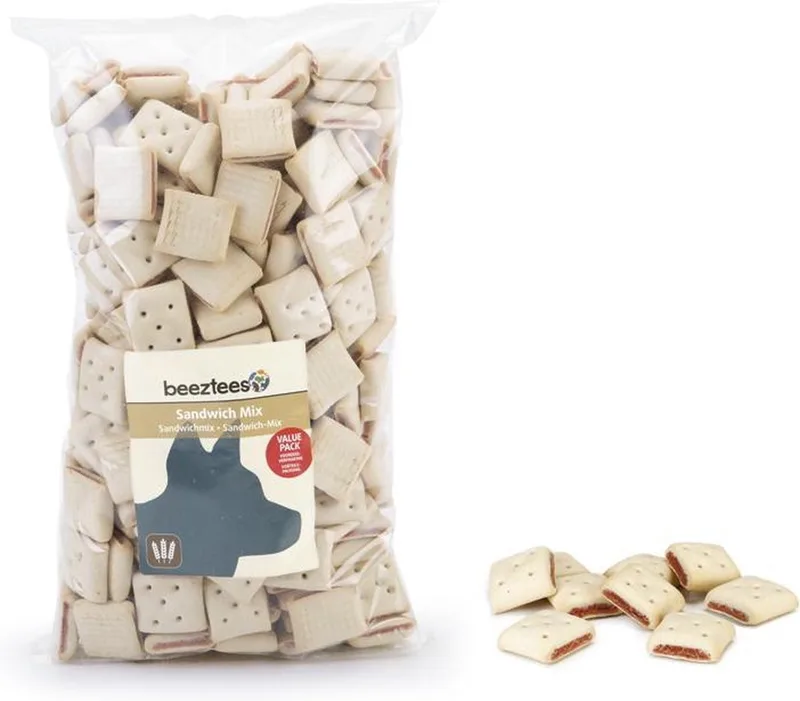 Sandwich Mix - Hondenkoekjes - Hondensnacks - Voordeelverpakking - 1400 gram de Beeztees – photo produit 1 sur 2