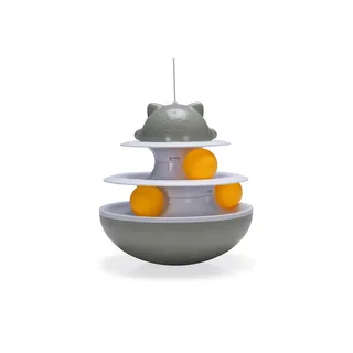 Sapi - Kattenspeelgoed - Interactief - Plastic - 19x19x48 cm by Beeztees in Grey – product photo 2 of 2