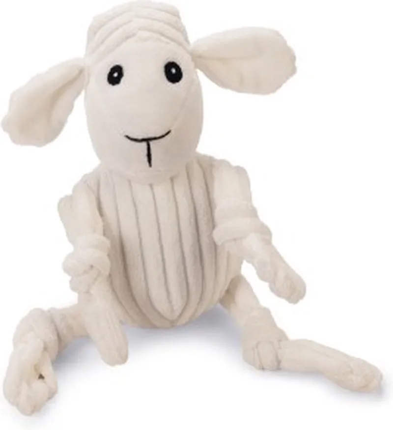 Schaap Sheepi - Hondenspeelgoed - Ribstof - 30x11x9,5 cm by Beeztees in White – product photo