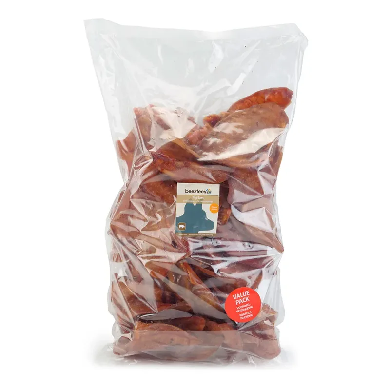 Schweineohren-snack Für Hunde 50 Einheiten von Beeztees – Produktfoto