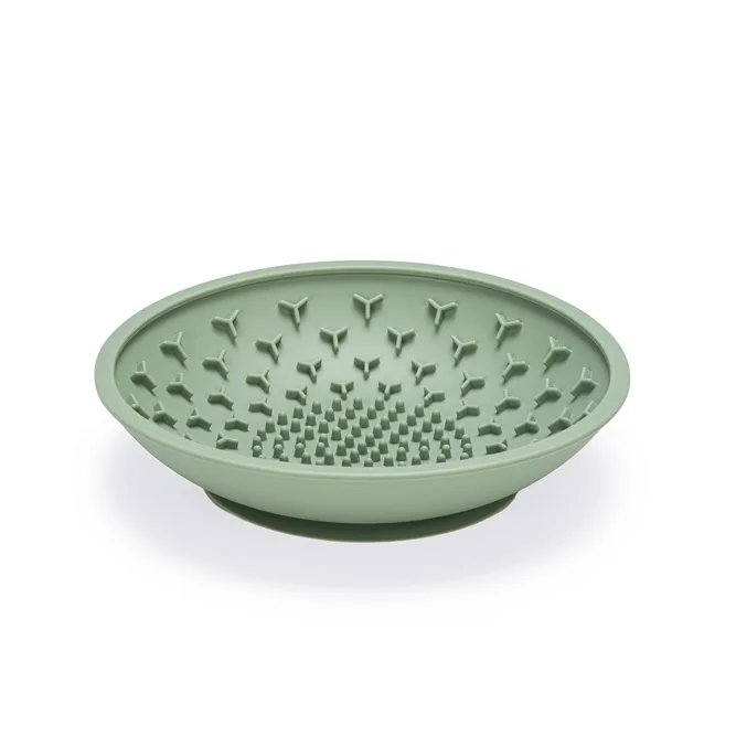 Silicone Likmat Schaal groen: 19x19x4,5cm hond by Beeztees – product photo