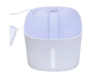 Sjors Drinkfontein Kat 3L - Plastic - Grote inhoud 3 liter - Stil von Beeztees in Weiß – Produktfoto 3 von 5