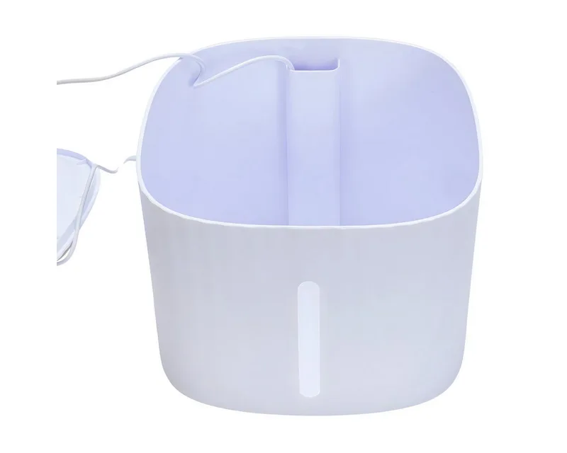 Sjors Drinkfontein Kat 3L - Plastic - Grote inhoud 3 liter - Stil von Beeztees in Weiß – Produktfoto 3 von 5