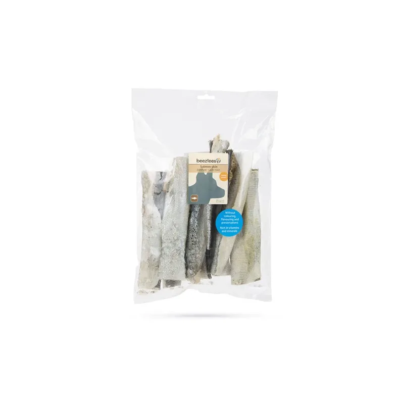 Snack De Peau De Saumon Pour Chiens 150g de Beeztees – photo produit