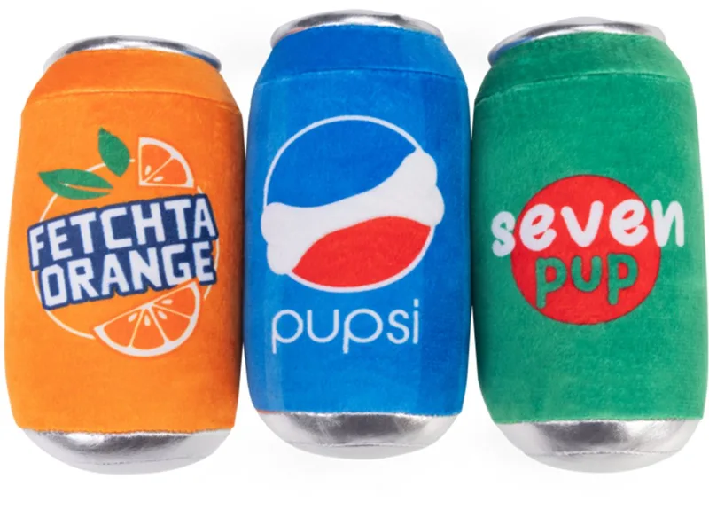 Soda - Hondenspeelgoed - Pluche - 15x15x7 cm by Beeztees in Assorti – product photo
