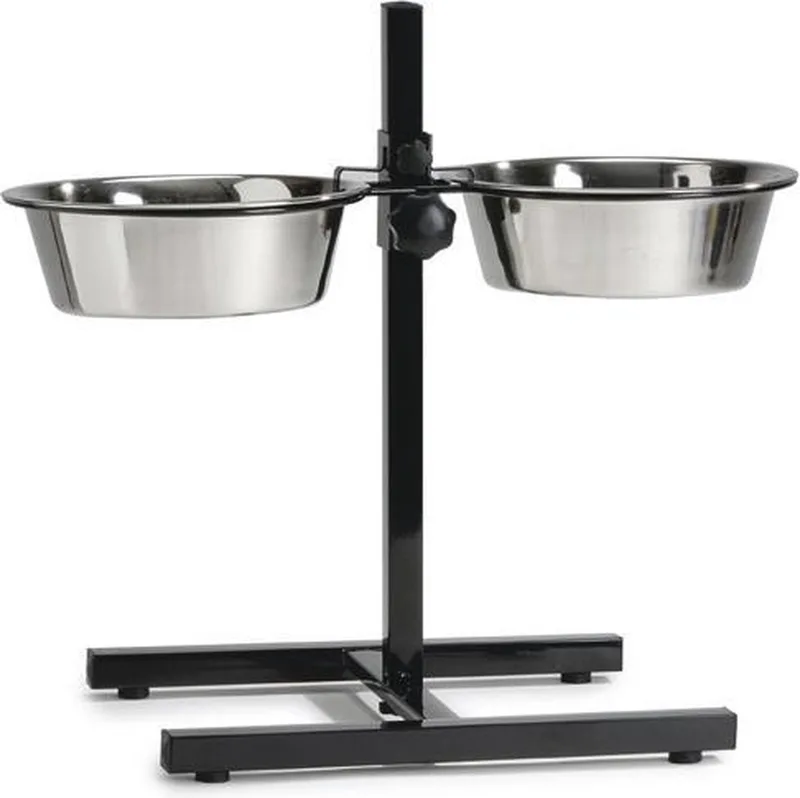Standaard - Hondenvoer- en drinkbak - 28 cm fra Beeztees i Sort – produktbillede