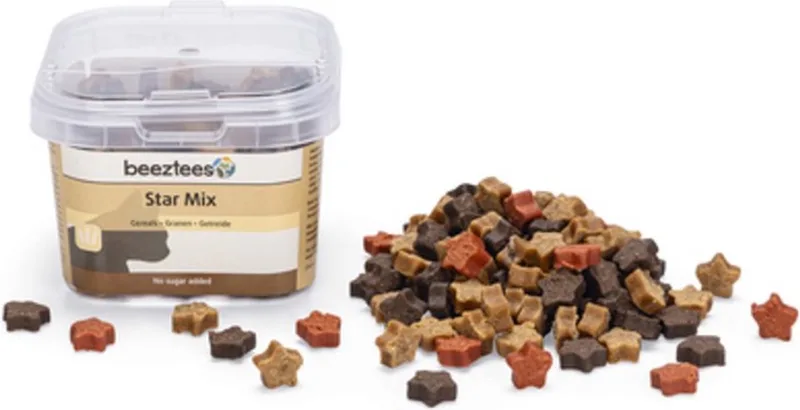 Star Mix KATTENSNACK lekker en in handig doosje geen toegevoegde suiker - granen 140 gr E by Beeztees – product photo