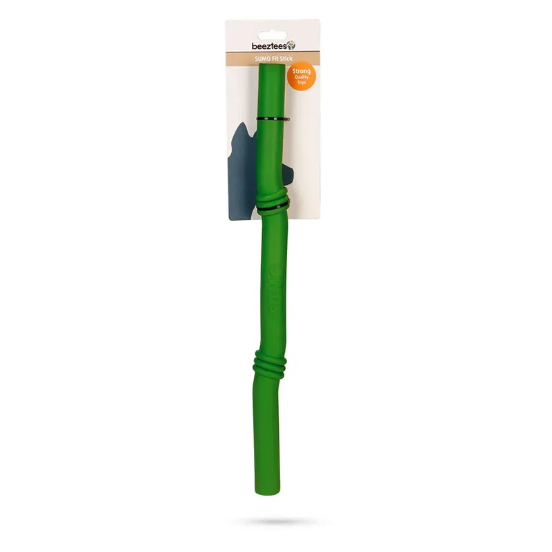 Sumo Fit Stick - Hondenspeelgoed - Rubber - 50 cm de Beeztees en Vert – photo produit 2 sur 2