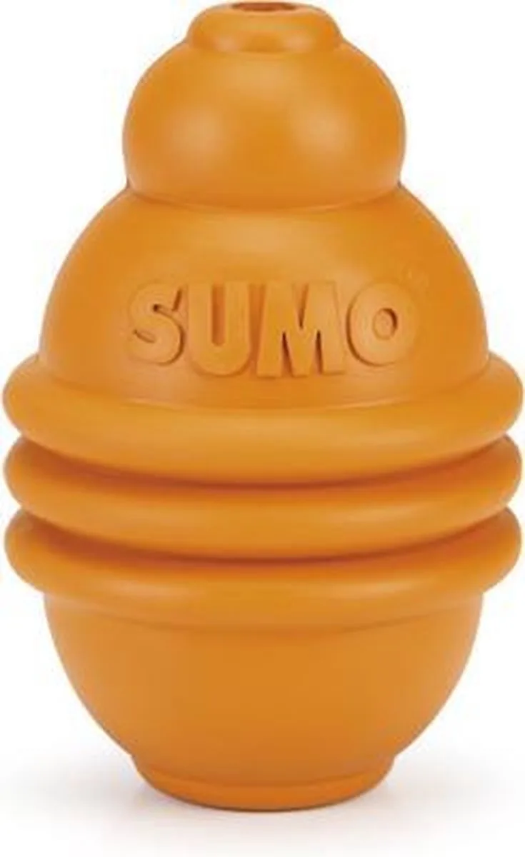 Sumo Play - Hondenspeelgoed - Rubber - M by Beeztees in Orange – product photo