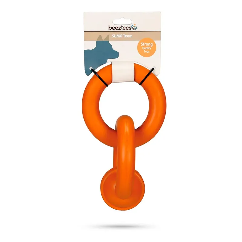 Sumo Team - Hondenspeelgoed - 25x15x7,5 cm de Beeztees en Orange – photo produit 2 sur 2