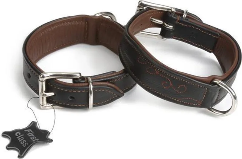 Swirl - Hondenhalsband - Zwart - 28-34 cm x 35 mm by Beeztees in Brown – product photo