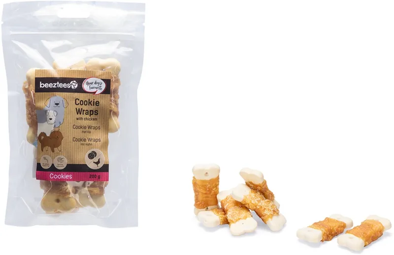 Biscuits Roulés Au Poulet L Friandise Pour Chien 200g de Beeztees – photo produit